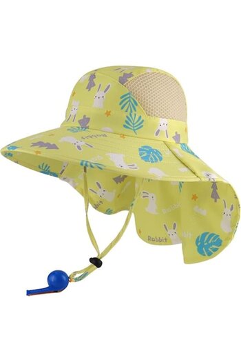 OEM UV Protection Hat for Children, 50-54 cm, with Whistle, for Beach and Outdoor Activities