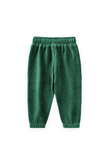 Cigit Corduroy Jogger Pants 1-10 Years Green