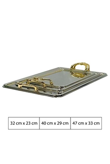 AL-HAMAMMI Stainless Steel Tray Set