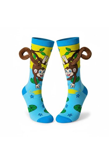 Aware Time 6-12 Years Old Girl's 3D Figure Socks