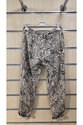 Park Moda Pantolon Nubuk Görünümlü Amazon Desen