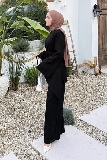 lamelif Asymmetric Suit Black