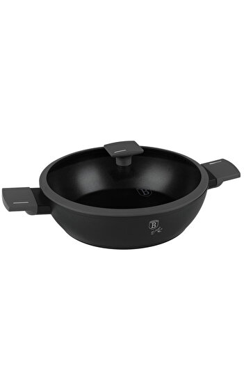 Other FLAT TITANIUM POT WITH LID 28cm BERLINGER HAUS BH-8128 ANTHRACITE