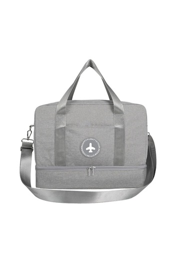 OEM Travel bag for plane, gym, camping, 3 modes of carrying, 18x30x39 cm, Gray