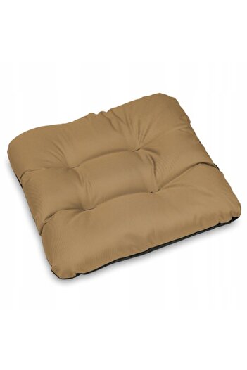 SuperKissen24 Chair Cushion, 45x45 cm, Waterproof, Beige,