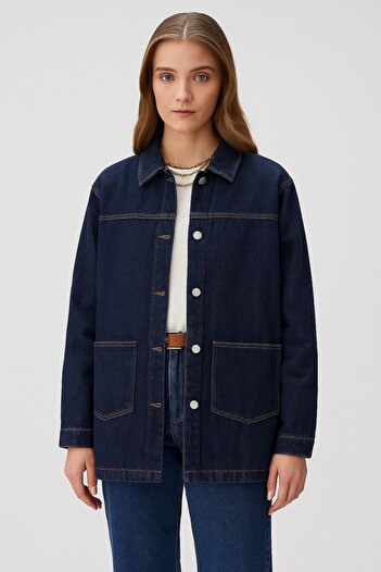 HAKKE Denim Cepli Premium CEKET