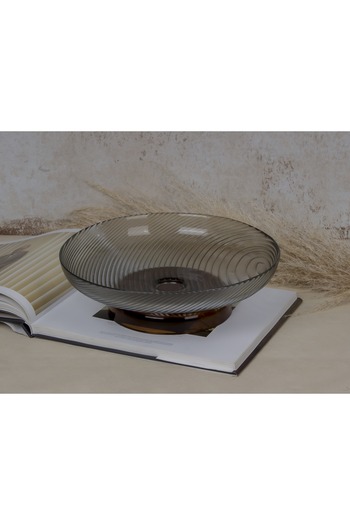 Sembol Vita Glass Bowl 30X30X09 cm