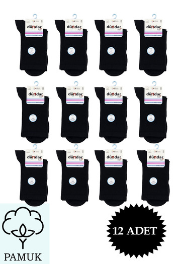Dündar Unisex Cotton Sports Long Socks 12 Pack 4 Seasons