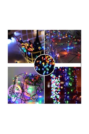 OEM Christmas light installation, linear, indoor/outdoor, 20m roll, 8 lighting modes, multicolored