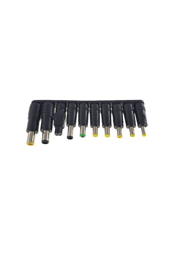 Bibilel Set 10 adaptori universali, conectori 5.5 x 2.1 mm, pentru incarcare laptop, notebook
