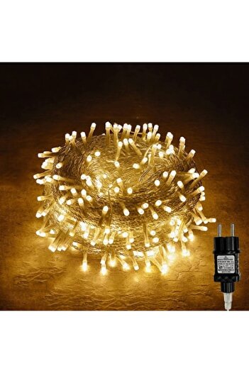 Amazon Instalație liniară de Crăciun, 20m, 200 LED-uri, alb cald, ghirlandă