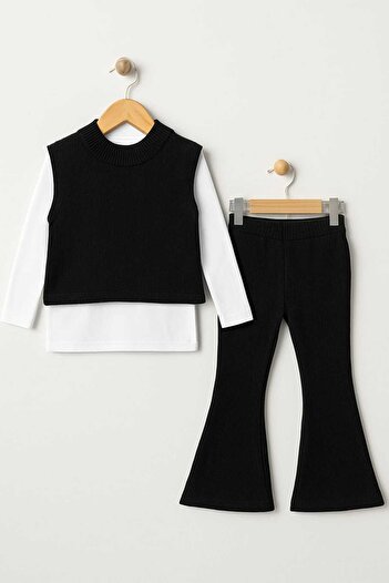 MİNİSHOOW Three Piece Seasonal Girls' Set