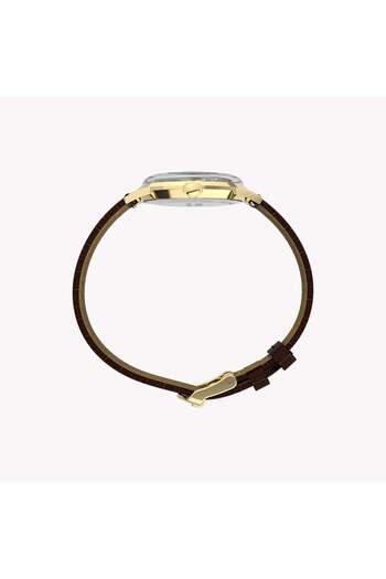 Timex Marlin® Quartz 34mm Leather Strap Watch