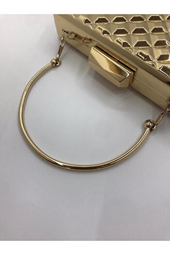 By EDUU Evening Dress Bag Gold Handle (Single Handle)