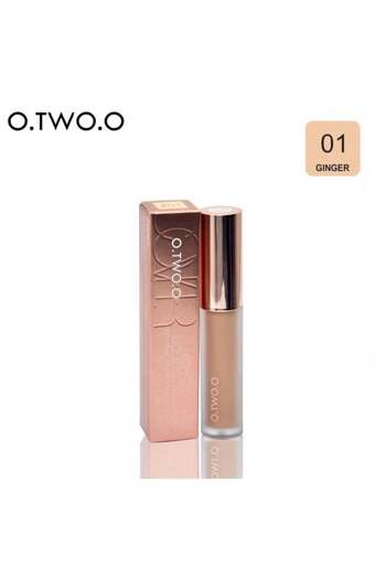 O.TWO.O Cosmetics O2O High Coverage Liquid Concealer, Shade 01