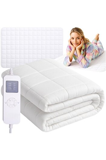 zola Electric heated mattress topper 70W, 9 levels, 2 remote controls, 2/4/8/12h timer, 203x152 cm