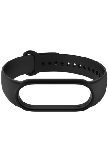 digital-play Silicone Replacement Strap for Xiaomi Mi Band 5/6, Black