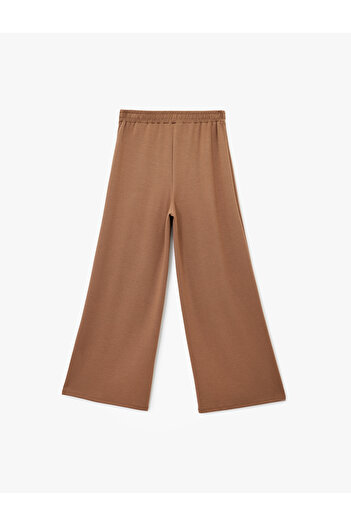 Koton Elastic Waist Straight Wide Leg Sweatpants