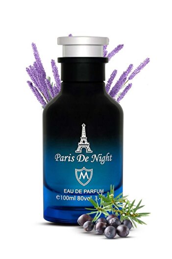 KAAF CREATIONS PARIS DE NIGHT BLUE | 100ML Eau De Parfum | Long Lasting Perfume for Men