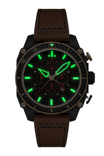 AVI 8 Mens Watch Avi-8 AV-4100-09, Quartz, 43mm, 5ATM