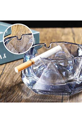 AGD LIGHTS Glass Ashtray, Crystal Ashtray, Cigarette Holder
