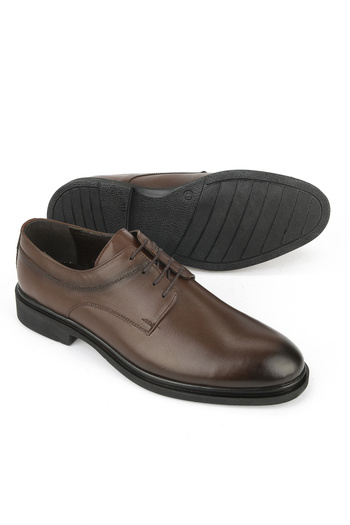 Ziya , Ανδρικά Παπούτσια Classic από Γνήσιο Δέρμα 1531056Z4615 Καφέ