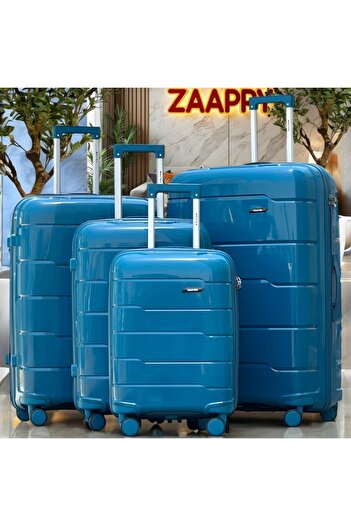ZAAPPY Hard Case 4PCS Set (20/24/28/32 Inch) Luggage Lightweight, Unbreakable Suitcase, Secured Lock