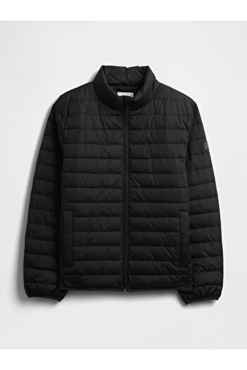 GAP Erkek Siyah 100% Geri Dönüştürülmüş Relaxed ColdControl Şişme Mont