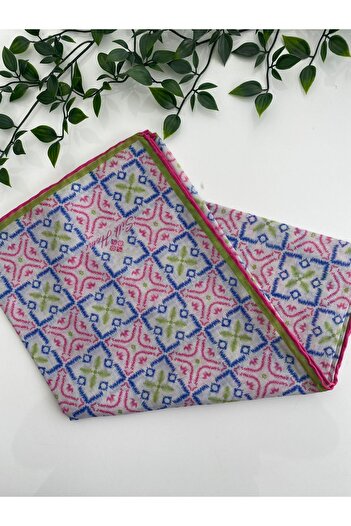 Silk Home Compass Pattern Soft Cotton Scarf