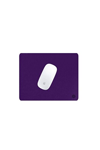 PadForce Minimalist Synthetic Wool Mousepad for Desktop, Gaming, Office, Non-slip - Purple, 27x21.5cm