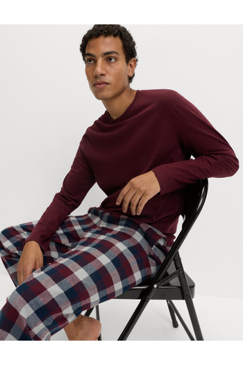Marks & Spencer Saf Pamuklu Ekoseli Pijama Takımı