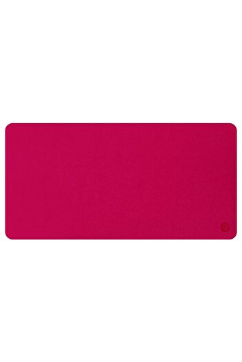 PadForce Minimalist Synthetic Wool Mousepad for Desktop, Gaming, Office, Non-slip - Pink, 80x40cm