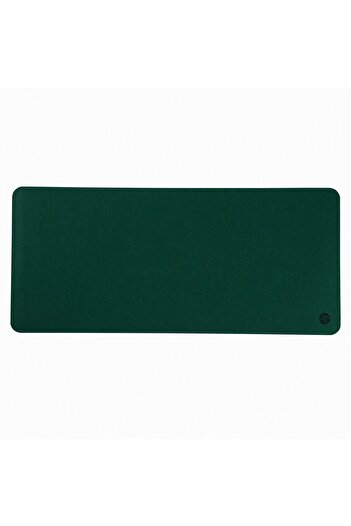 PadForce Minimalist Synthetic Wool Mousepad for Desk, Gaming, Office, Non-slip - Green, 90x40cm