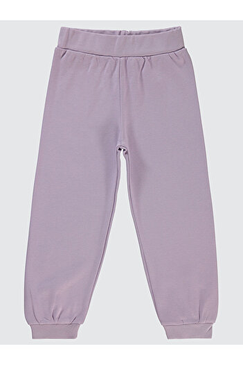 LC Waikiki Girls' Sweatpants 2-5 Years Old Meta Lilac