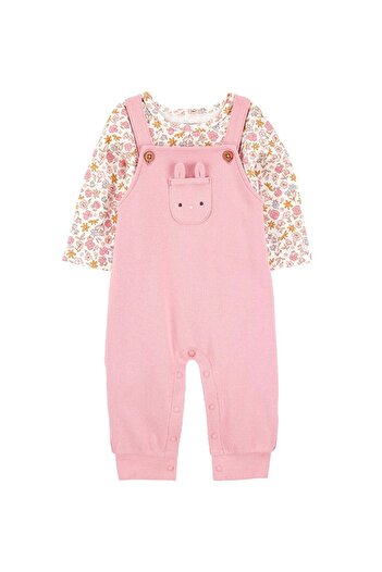 LC Waikiki Baby Girl Pink Salopet