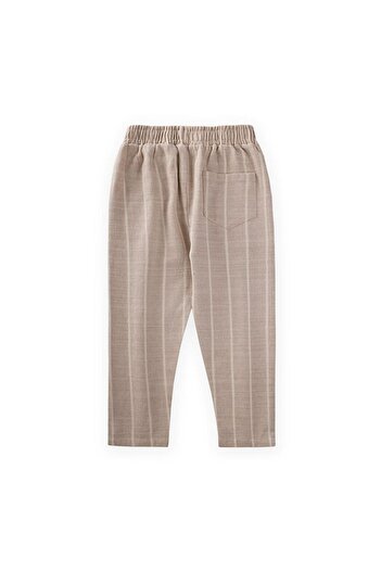 LC Waikiki Striped Trousers 4-12 Years Coffee