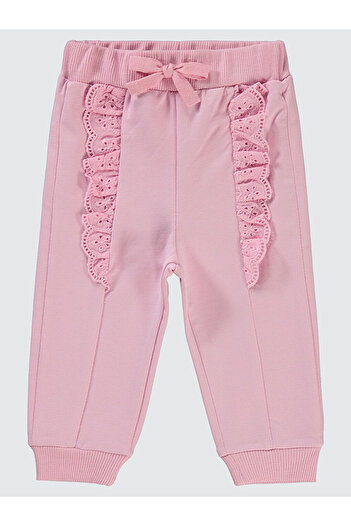 LC Waikiki Baby Girl Sweatpants 6-18 Months Pink