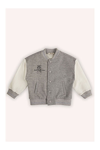 LC Waikiki Girl's Embroidered Knitted Jacket