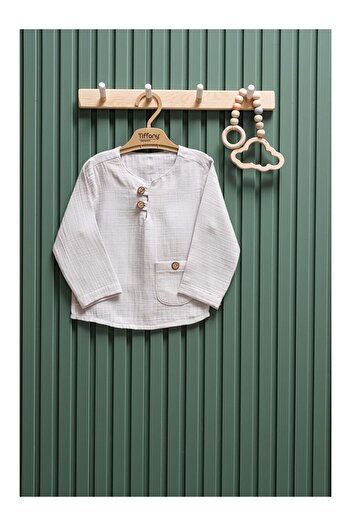 LC Waikiki Unisex Muslin Long Sleeve T-Shirt 6 Months 3 Years Old 100% Cotton