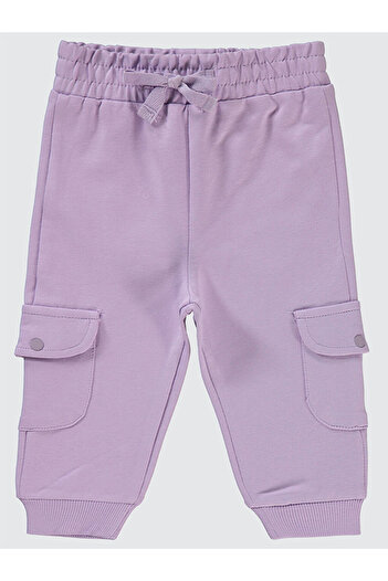 LC Waikiki Baby Girl Baby Girl Single Bottom Pants Without Booties 6-18 Months Lilac