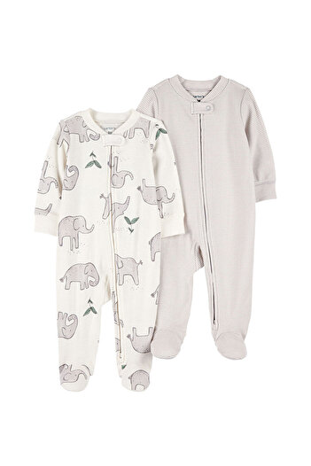 LC Waikiki Baby Ecru 2-Piece Sleeping Bag