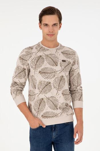 U.S. Polo Assn. Men's Camel Sweatshirt Tekspor194563.0