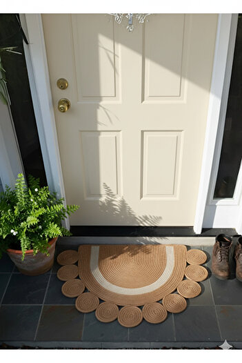BHR Creative D Half Moon Door Mat Bathroom Mat