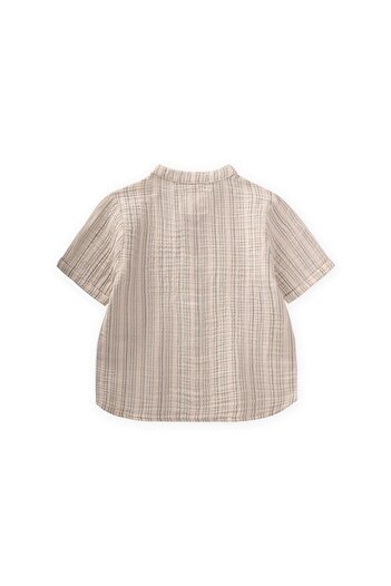 LC Waikiki Boys' Striped Muslin Shirt