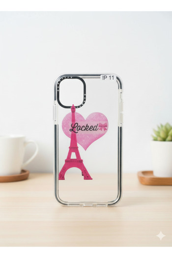 Casetify Shockproof iPhone 11 Case - Modern Transparent Design