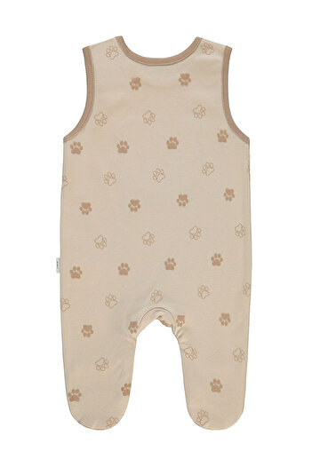 LC Waikiki Baby Boy Salopet 1-6 Months Elephant Ivory