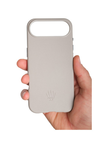 WATCHOFROYAL Bexocase iPhone 17 Air Gray Leather Case with Magsafe Feature