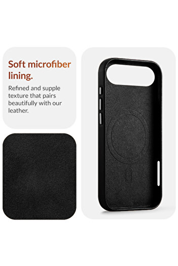 Wtech Apple iPhone Air 5G 2025 Luxury Leather Magnetic Case Original MagSafe Shockproof Case Cover