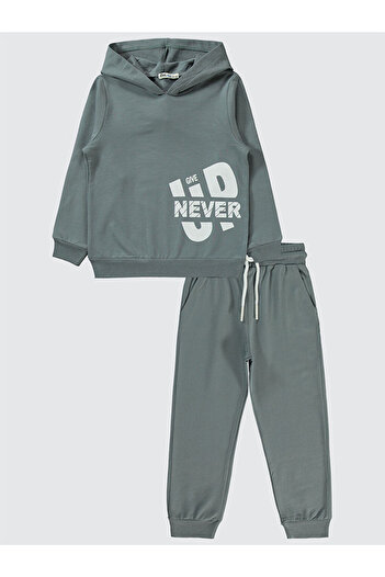 LC Waikiki Boys Tracksuit 6-9 Years Smoked