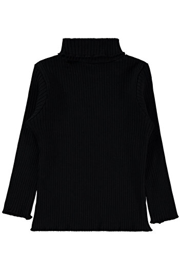 LC Waikiki Girls Sweatshirt 2-5 Years Black